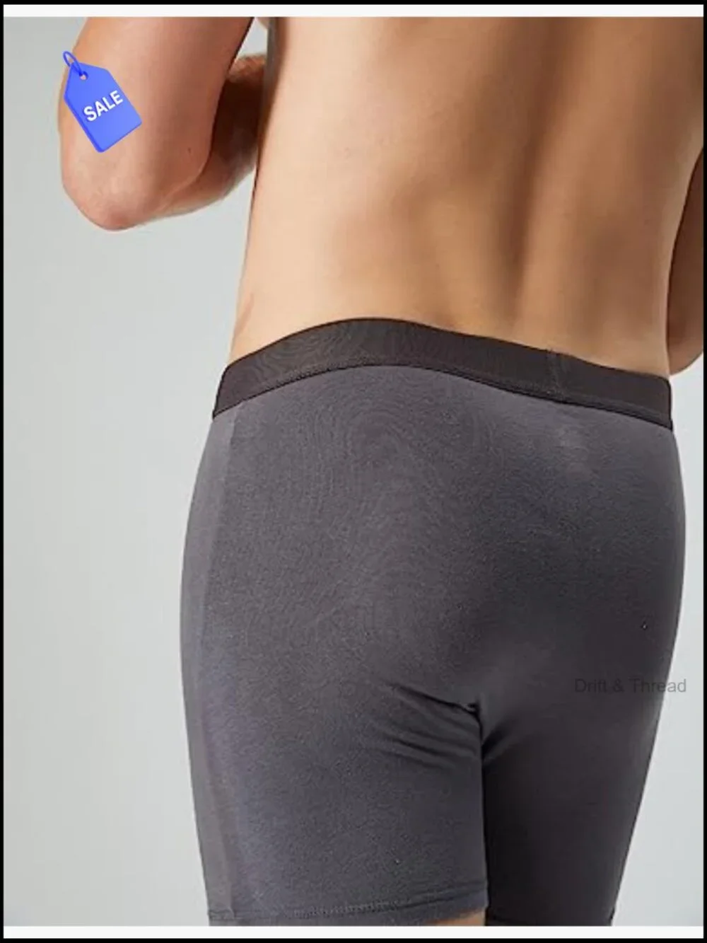 Men's Cotton Boxer Briefs 5-Pack, No Ride-Up, Tag Free, Compression Pouch